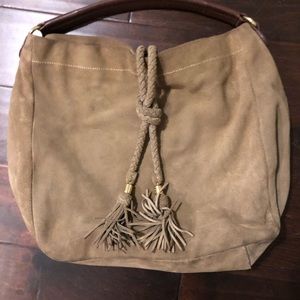C Wonder suede bag
